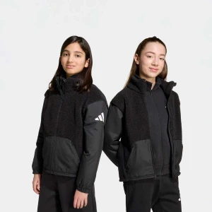 adidas Originals Sherpa Jacket uniseks Bomberki czarny rozmiar Odzież