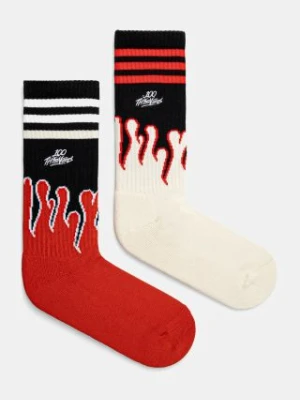 adidas Originals skarpetki 100 Thieves Socks męskie kolor biały JE0320