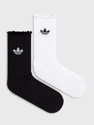 adidas Originals skarpetki (2-pack) damskie kolor biały HC9532