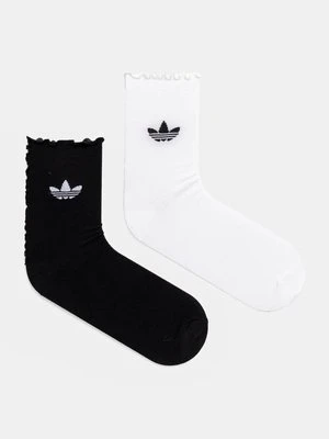 adidas Originals skarpetki 2-pack damskie kolor biały JD5623