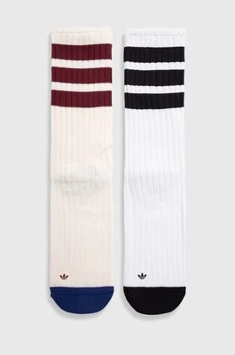 adidas Originals skarpetki 2-pack kolor biały IB9170