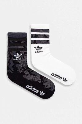 adidas Originals skarpetki 2-pack kolor czarny IU0185