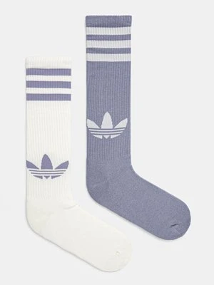 adidas Originals skarpetki 2-pack kolor fioletowy JP2499