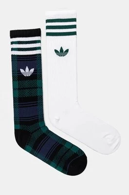 adidas Originals skarpetki 2-pack kolor zielony IX6812