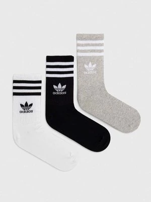 adidas Originals skarpetki 3-pack 3-Stripes kolor biały IL5023