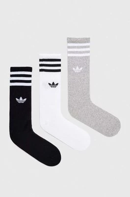 adidas Originals skarpetki 3-pack kolor biały IU2653