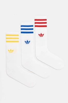 adidas Originals skarpetki 3-pack kolor biały IX7504