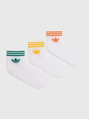 adidas Originals skarpetki 3-pack kolor biały IX7521