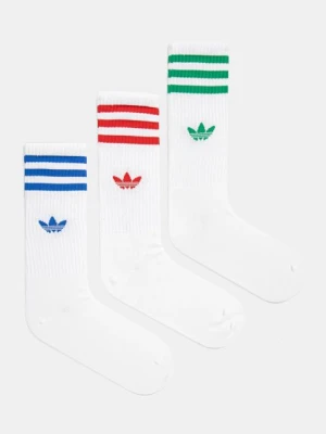 adidas Originals skarpetki 3-pack kolor biały JJ1984