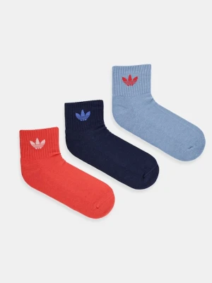adidas Originals skarpetki 3-pack kolor niebieski JV8595