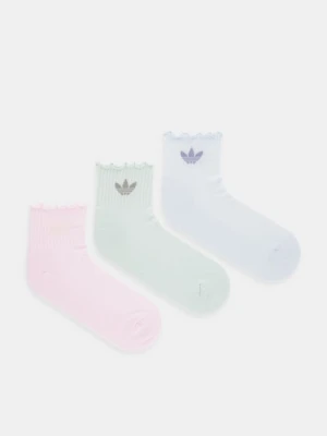 adidas Originals skarpetki 3-pack kolor różowy KC8728