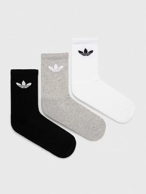 adidas Originals skarpetki 3-pack Trefoil kolor biały IJ5614