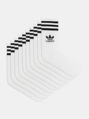 adidas Originals skarpetki 3-Stripes 10-pack kolor biały JZ0587