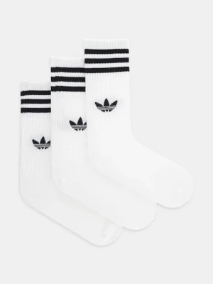 adidas Originals skarpetki 3-Stripes 3-pack kolor biały JV7401