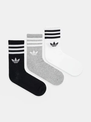 adidas Originals skarpetki 3-Stripes 3-pack kolor biały JV7403