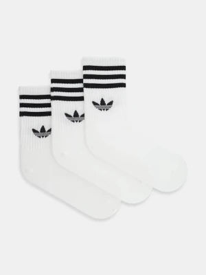 adidas Originals skarpetki 3-Stripes 3-pack kolor biały JZ4932