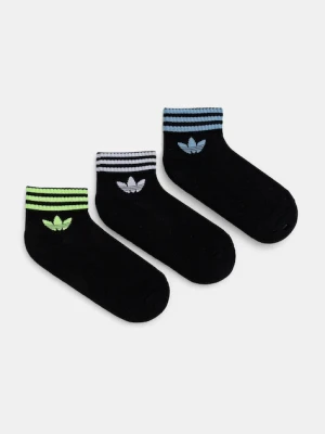 adidas Originals skarpetki 3-Stripes 3-pack kolor czarny JV7440