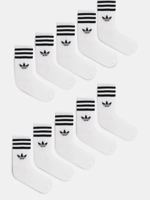 adidas Originals skarpetki 3-Stripes 6-pack kolor biały JV7410
