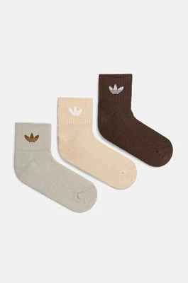 adidas Originals skarpetki 6-pack kolor beżowy IX5278