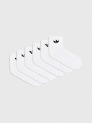 adidas Originals skarpetki 6-pack kolor biały IJ5627