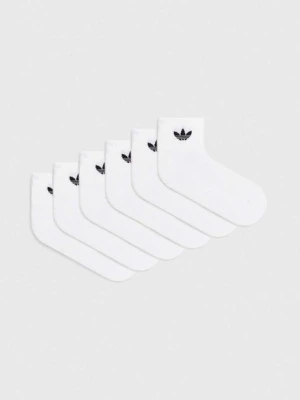 adidas Originals skarpetki 6-pack kolor biały IJ5627