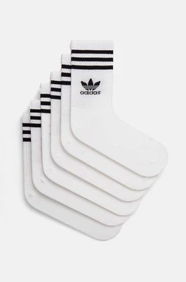 adidas Originals skarpetki Adicolor kolor biały JE1828