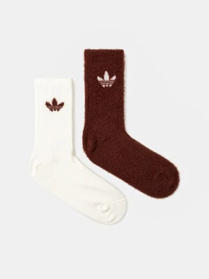 adidas Originals skarpetki Fluffy Cr S 2-pack kolor bordowy JX5218