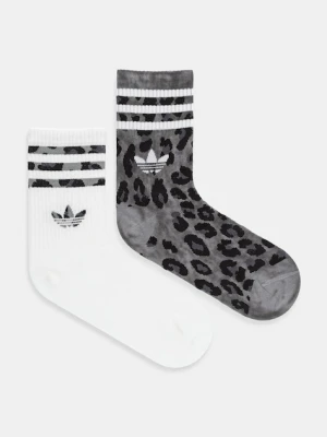 adidas Originals skarpetki Leo Crew S 2-pack kolor biały JW8010