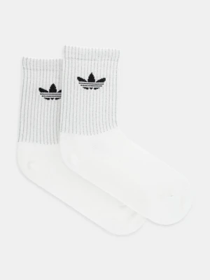 adidas Originals skarpetki Refl Crew S 2-pack kolor biały JX5223