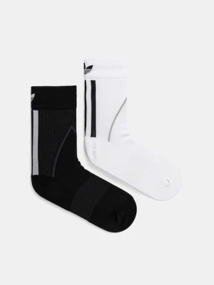 Zdjęcie produktu adidas Originals skarpetki Tecky Crew S 2-pack kolor biały JX5215