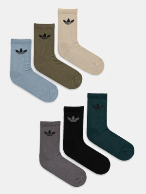 adidas Originals skarpetki Tr Crew S 6-pack kolor czarny JY2680