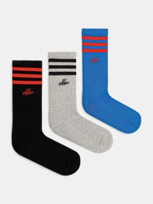 adidas Originals skarpetki x 100T Socks 3-pack męskie kolor czarny JY0235