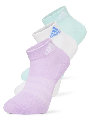 adidas Originals Skarpety w 3-paku Kobiety Bawełna zielony|lila|biały jednolity,
