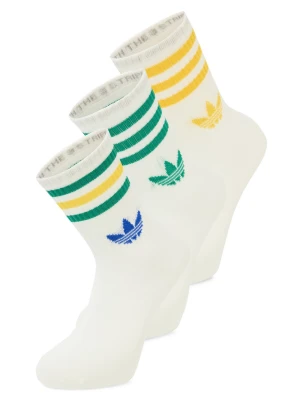 adidas Originals Skarpety w 3-paku Kobiety biały|zielony|żółty,