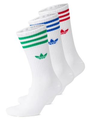 adidas Originals Skarpety w 3-paku Mężczyźni Bawełna biały jednolity,