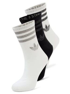 adidas Originals Skarpety w zestawie po 3 sztuki Kobiety Bawełna czarny|biały