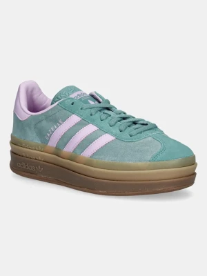adidas Originals sneakersy Gazelle Bold W damskie kolor zielony JS3894