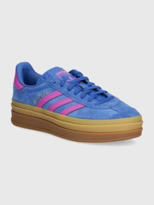 adidas Originals sneakersy Gazelle Bold W kolor niebieski IG4367