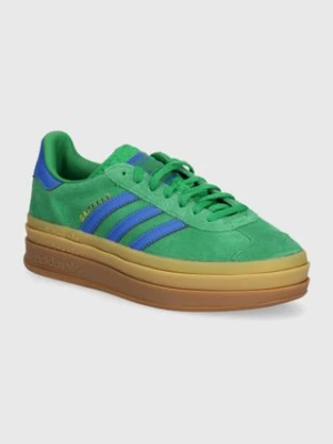 adidas Originals sneakersy Gazelle Bold W kolor zielony IE1370