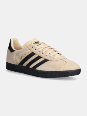 adidas Originals sneakersy GAZELLE MESSI kolor beżowy IH8156