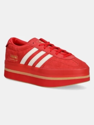 adidas Originals sneakersy Gazelle Stack kolor czerwony JS0238