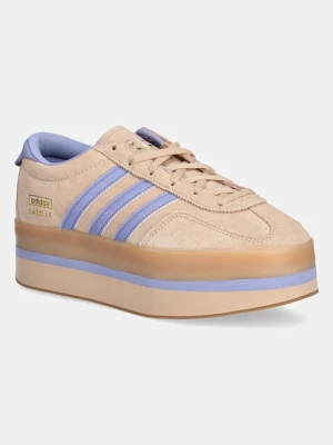 adidas Originals sneakersy Gazelle Stack W damskie kolor beżowy JS3927