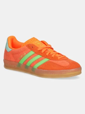 adidas Originals sneakersy nubukowe Gazelle Indoor W damskie kolor pomarańczowy JQ0193