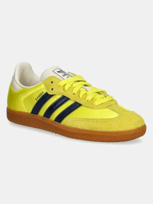 adidas Originals sneakersy Samba OG damskie kolor żółty JI2594
