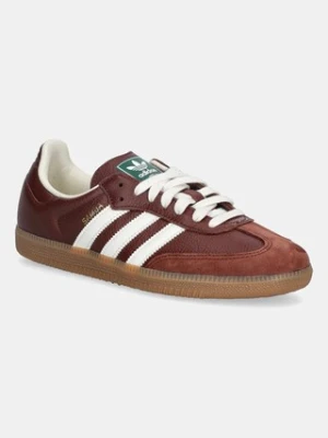 adidas Originals sneakersy Samba OG kolor czerwony JR0892