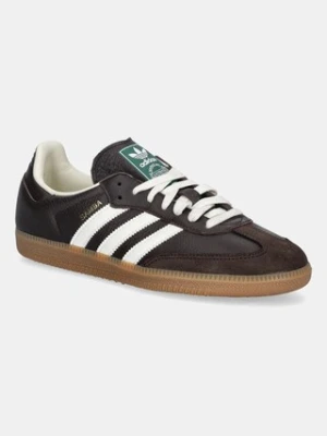adidas Originals sneakersy Samba OG męskie kolor brązowy JR0891