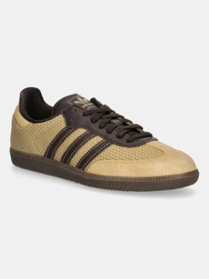 adidas Originals sneakersy Samba OG męskie kolor zielony JR0884
