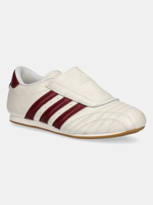 adidas Originals sneakersy skórzane Adidas Taekwondo W damskie kolor beżowy JS4527