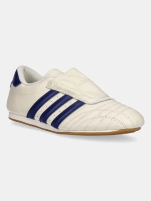 adidas Originals sneakersy skórzane Adidas Taekwondo W damskie kolor beżowy JS4528