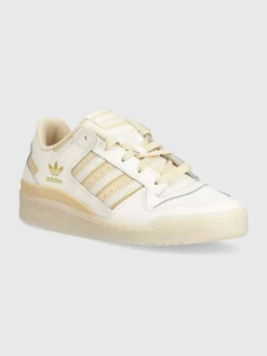 adidas Originals sneakersy skórzane Forum Low CL W kolor beżowy IG3688